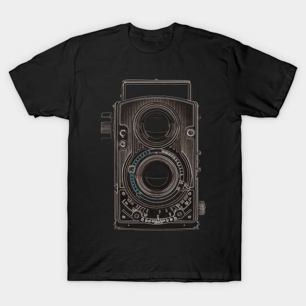 Vintage Camera T-Shirt by VintCam